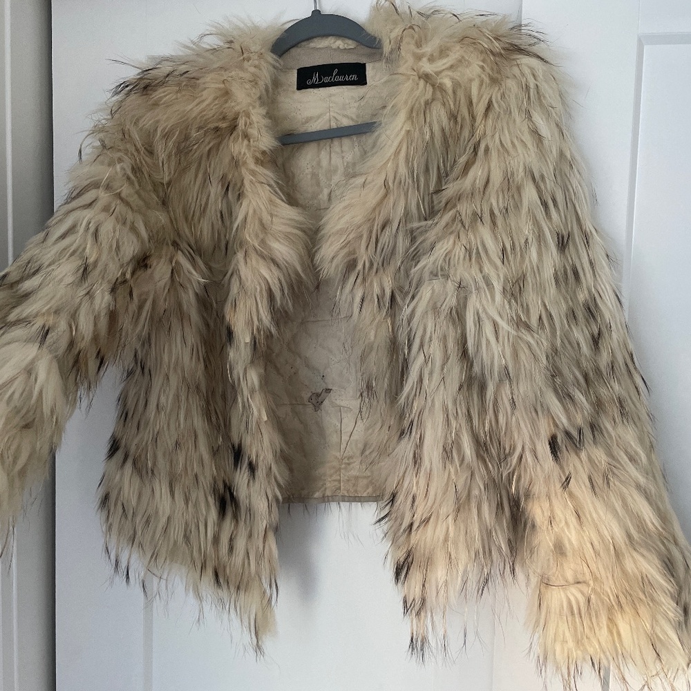 Real fur jacket size S